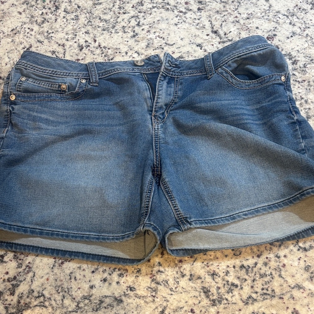 Seven7 Classic Blue Jean Shorts